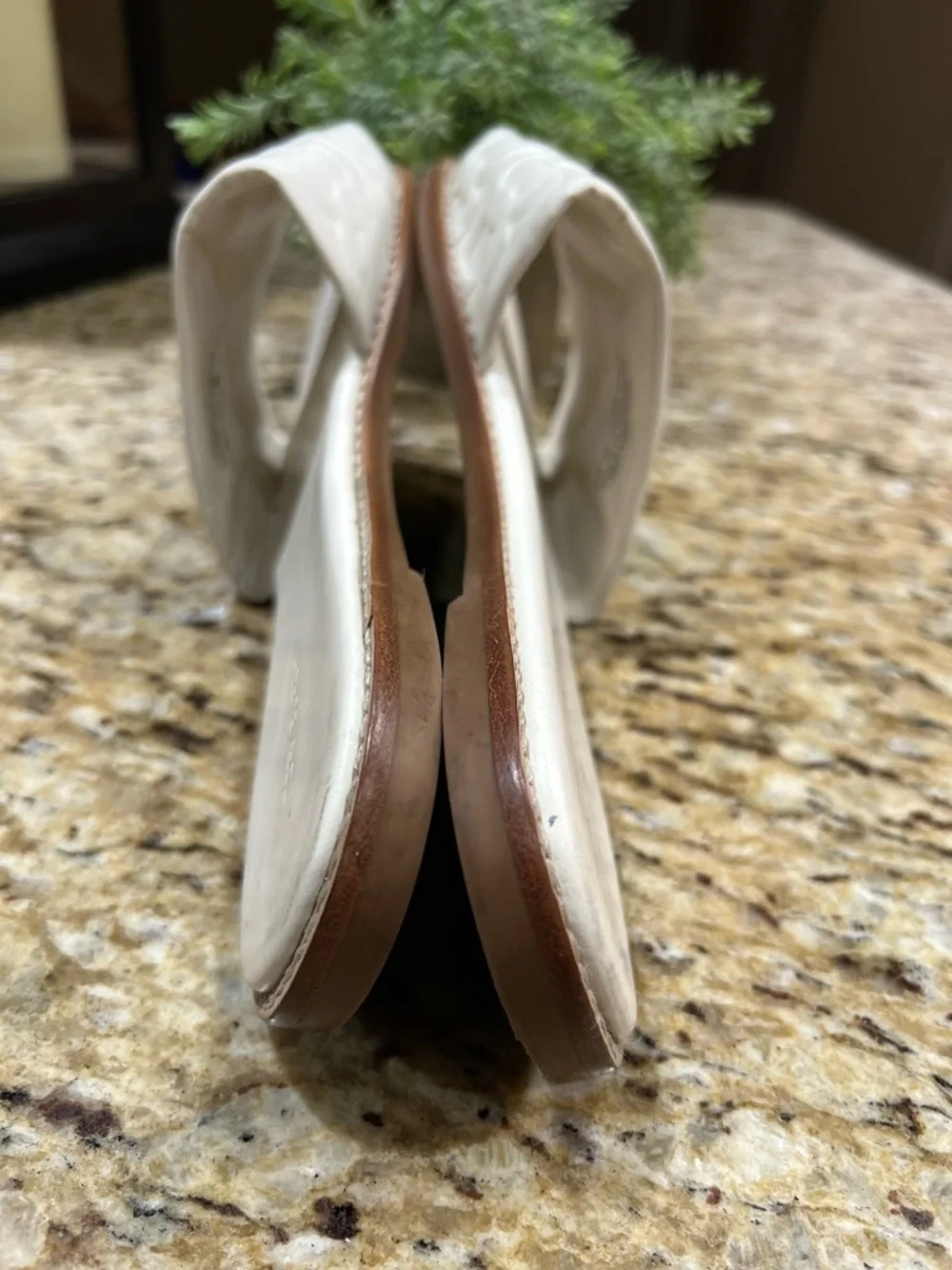Tory Burch Everly High Frequency White Logo Embossed Slide Sandals 9.5M